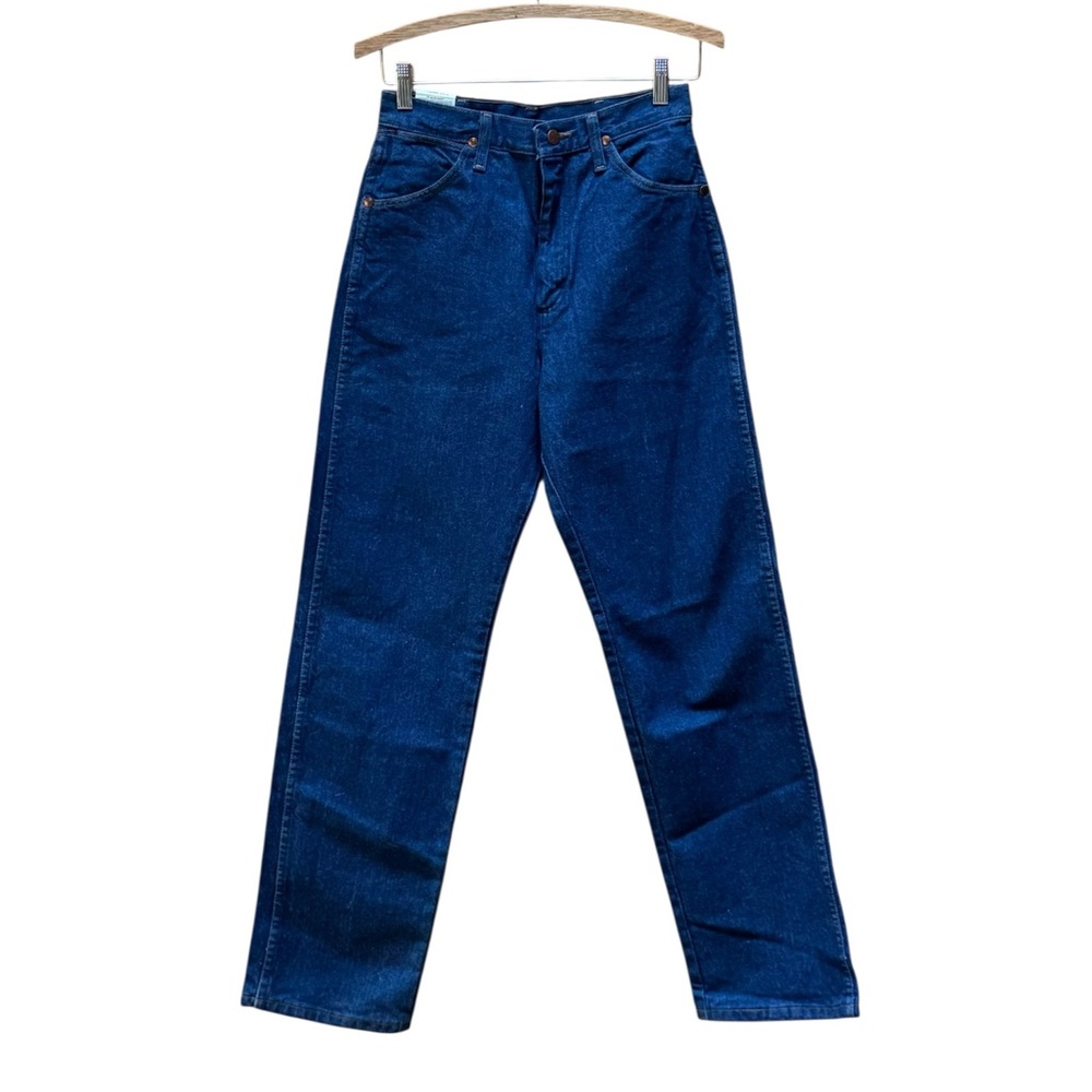 Deadstock 1970s Wrangler Official Pro Rodeo Original Fit Cowboy Cut Dark Denim J